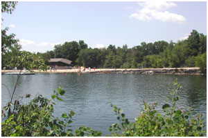 Bauer-Ford Reclamation: Lake and beach recreational areas